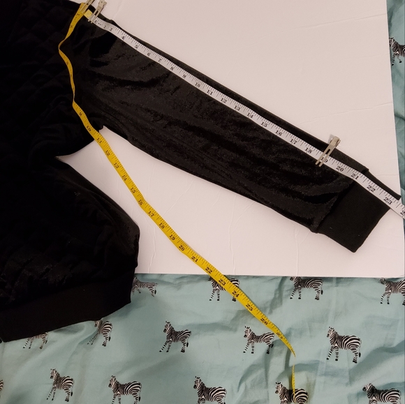 Antthony Original Zip Front Black Quilted Long Sleeve Jacket Size M - Picture 4 of 9